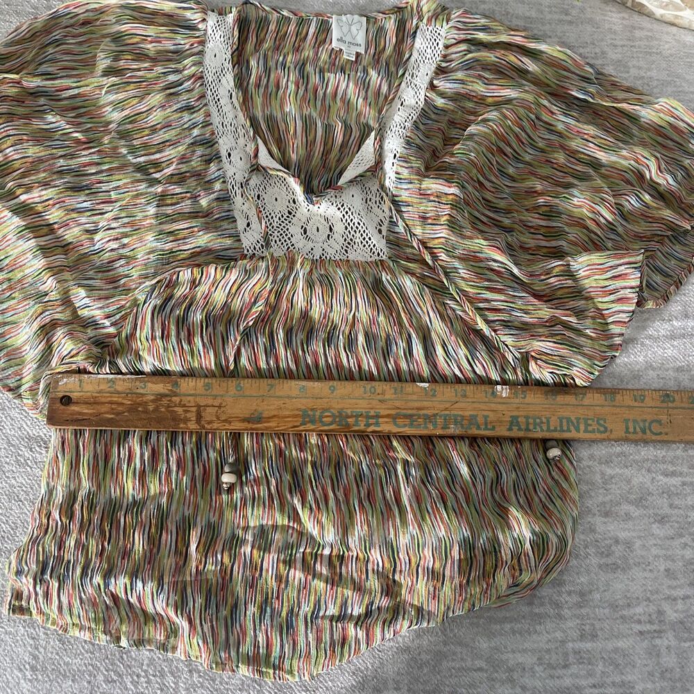 Ella Moss Sheer Lace Top Blouse XS Boho Beach Anthropologie - Picture 10 of 11